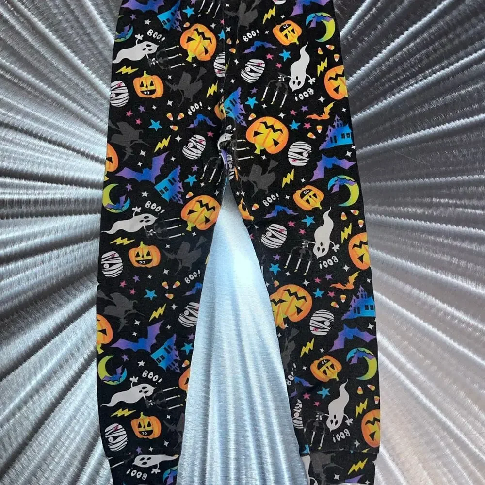 Halloween Themed PJ Place Pajama Set Ghosts Pumpkins - Size: 4T